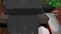 Minecraft lesbian sex game with cute partner