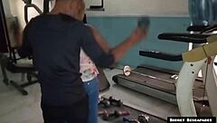 gym instructor ravages big ass mature client's horny pussy with bbc