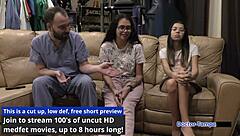 dr tampa gives aria nicole her first gyno exam