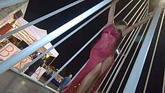 Suzie Q's teasing milf dance ignites Andy Casanova's feet fetish