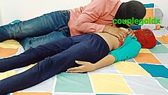 wet indian couple sneaks outdoor doggystyle fucking in fields after seducing lonely girl bent over ass up