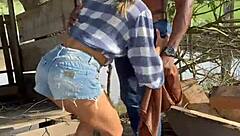 bbc pounds hotwife boss hard on the farm