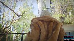 alexis texas bubble butt bbw blonde strips hot on car hood