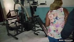 gym instructor ravages big ass mature client's horny pussy with bbc