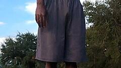 hempstead's homemade athletic workout turns intimate