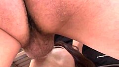 busty asian bound for hardcore group blowjob cum facial