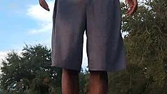 hempstead's homemade athletic workout turns intimate