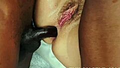 Hey mommy, watch this petite milf suck our monster cocks pov!