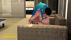 bold black anal pounding in imvu market room 059