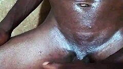 mackjr5 strokes massive black cock homemade masturbation frenzy