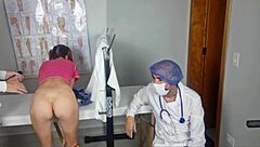 gynecologist team handles young patient's first exam intimately