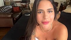 brunette babe screams hard pounding muscular pov fuck