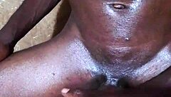 mackjr5 strokes massive black cock homemade masturbation frenzy