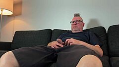 Horny Garage Masturbation Explodes In Thick Cumshot