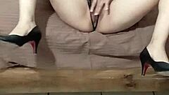 hayami in schoolgirl lingerie masturbates wildly on bed solo update