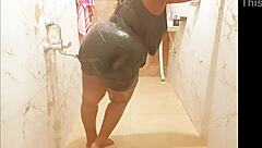 myanmar milf showers her sexy curves