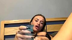 slutty 19yo goth teases her tight holes solo