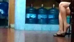 chinese milf slut nearly naked 😈🍑