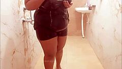 myanmar milf showers her sexy curves