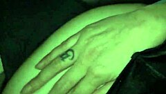 trim milf in leggings nylon teases her curves