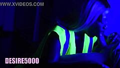 Milf spits on black cock outdoors