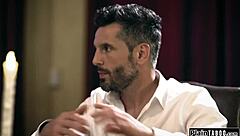 curious couple invites young black stud to pound milf's squirting pussy