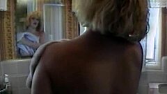 retro nympho rides cock then bends for anal pounding