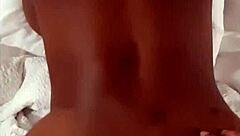 Milf spits on black cock outdoors