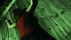 Redhead slut bound barn tamed rough sex