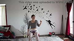 Intense yoga poses stretch flexible body lesson 339