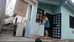 Ugly Old Man Pounds Beautiful Busty Big Ass Woman's Tight Pussy