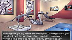 trainer alexis dominates crossdressing strapon game