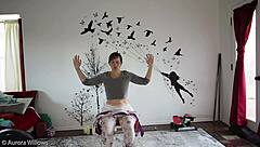 Intense yoga poses stretch flexible body lesson 339