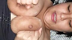 Big tits cum slut craving massive loads