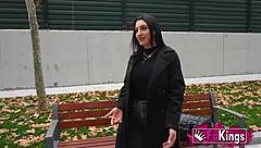 horny valencian nelia estrada's rough madrid sex tour ride