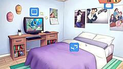 trainer alexis dominates crossdressing strapon game