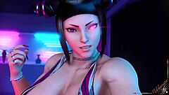 Juri street fight blowjob tits action 💥🍆💦