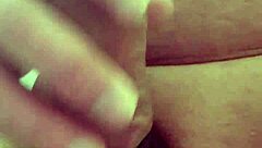 cock jerkoff with multiple rings around shaft solo