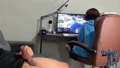 brazilian femdom unleashes monster cock on small tits