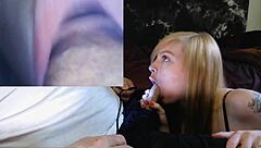 Roxy's Deep Endoscope Creampie Fills Her Tight Pussy Again
