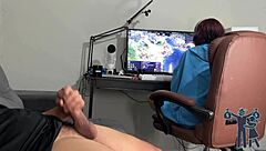 brazilian femdom unleashes monster cock on small tits