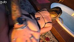 Nothing hotter than pounding a big ass Brazilian babe doggystyle raw and close-up