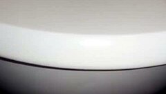 Pregnant Flashes Asshole on Toilet Then Bide Rimjob