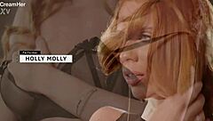 naughty maid holly molly gets dripping creampie reward