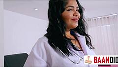 Latina Big Ass Amateur Masturbates Furiously for Lover!