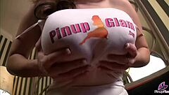 busty september carrino shares her massive tits closeup