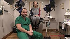 Kalani luana's latex exam fingering ass spread closeup