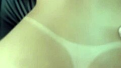 brazilian wife with buttplug squirts on huge cock