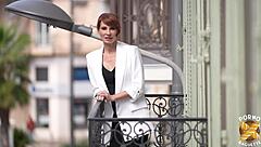 FRENCH REDHEAD MILF CRAVES TWO COCKS TO FILL HER!