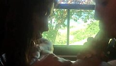 guy fucks girlfriend and her sexy brazilian cousin big tits kissing threesome